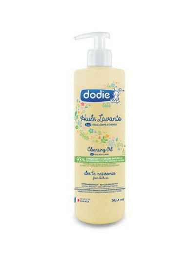 Huile lavante bebe 3 en 1 500ml Visage corps et cheveux Dodie