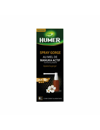 Spray gorge au miel de Manuka actif 20ml Humer