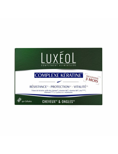 Complexe Kératine 90 Gélules Luxeol