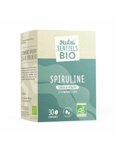 NUTRIaposSENTIELS BIO SPIRULINE BTE30