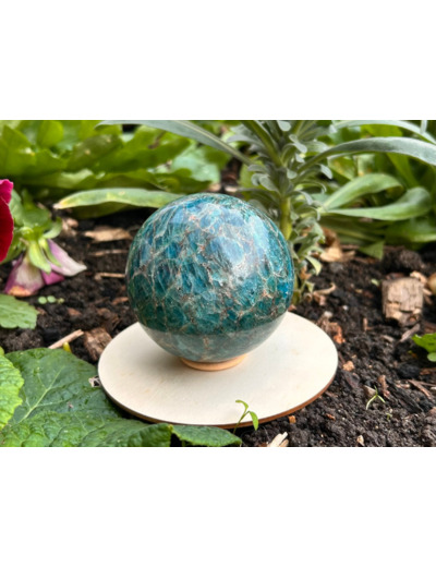 SPHÈRE APATITE BLEUE