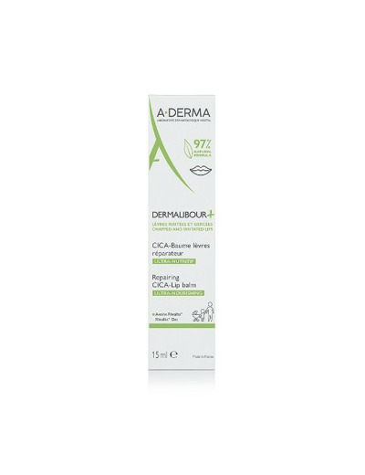 Baume lèvres réparateur assainissant CICA 15ml Dermalibour+ A-Derma