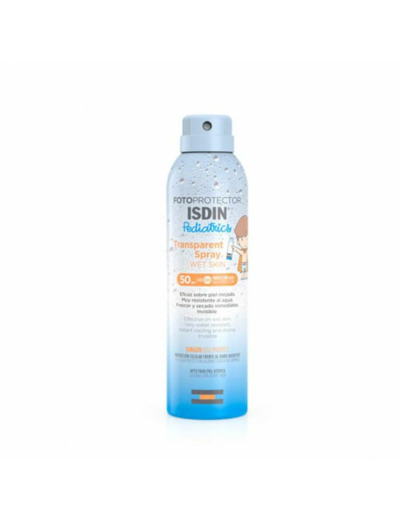 Spray Transparent Spf50 Fotoprotector Pediatrics Wet Skin 250ml Isdin