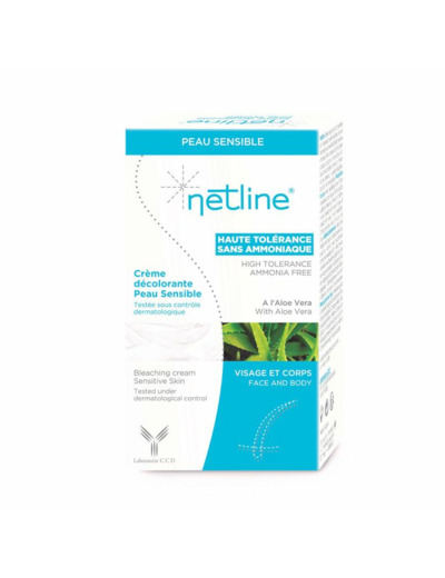 Creme Decolorante Peaux Sensibles 2x30ml Netline