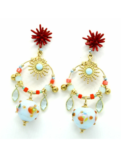 Boucles d'oreilles Azurela