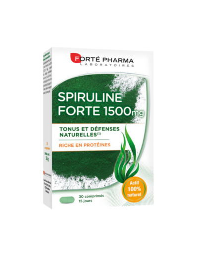 Spiruline Forte 1500 30 Comprimes Forté Pharma