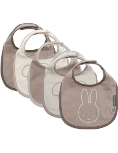 Bavoir jersey lot de 5 miffy