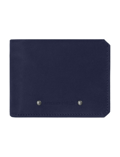 Ateliers Fourès Baroudeur Porte-Feuille Italien Ulysse F956 Marine