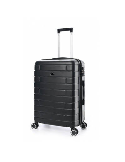 Jump Esco Valise Moyenne 66cm 4 Roues Extensible Noir