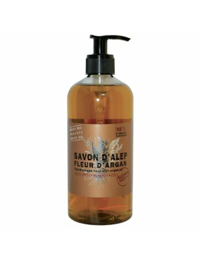 TADE SAVON DaposALEP FLEUR ARGAN BIO 500 ML