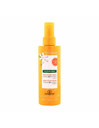 Spray Solaire Sublime Spf50 200ml Polysianes Klorane