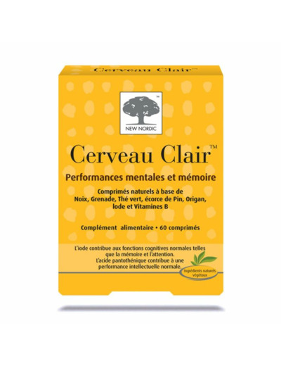 Cerveau Clair 60 Comprimes New Nordic