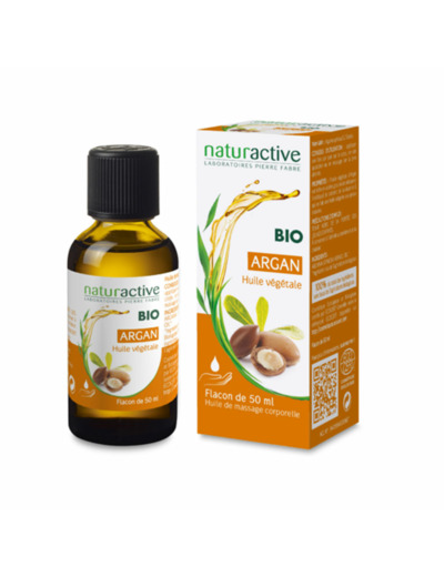 Huile Vegetale Bio Argan 50 ml Naturactive