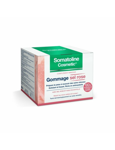 SOMATOLINE C GOMMAGE SEL ROSE 350ML