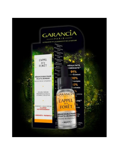Sérum double phase 8ml L'Appel de la Forêt Eclat & jeunesse Garancia