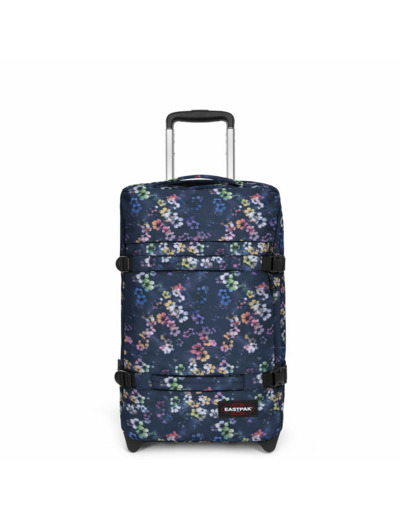 Eastpak Fadef Flora Transit'r Taille S Sac A Roulettes Flora Fade Navy