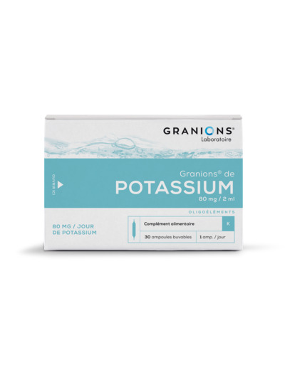 Potassium 30 Ampoules 60ml Granions