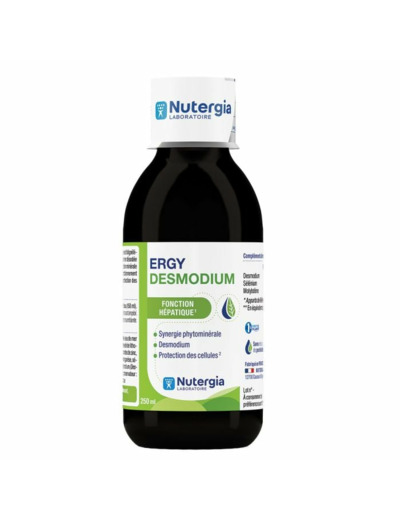 Ergydesmodium 250ml Fonction Hépatique Nutergia