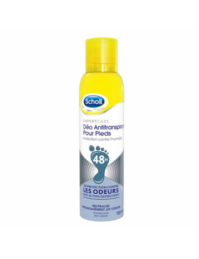 Déodorant Antitranspirant pour Pieds 48h 150ml Pour pieds Scholl