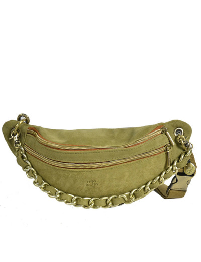 Mila Louise Petra V Banane Cuir Oyster