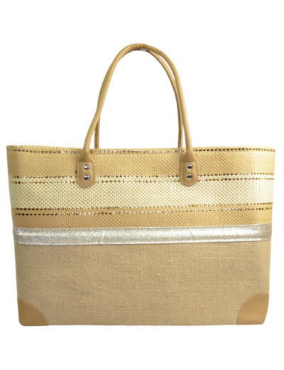 Le Voyage en Panier Costa Brava Brillo Cabas L Beige