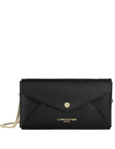 Lancaster Sierra Pochette Organisée En Cuir Grainé 138-015 Noir