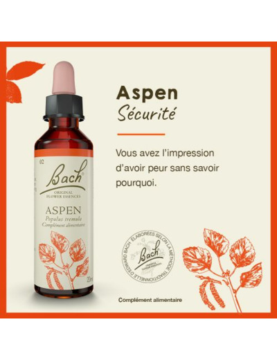 FLEUR BACH ASPEN  20 ML