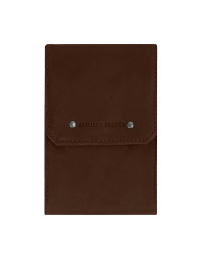 Ateliers Fourès Baroudeur Porte Chèquier Pliant F9129 Cognac