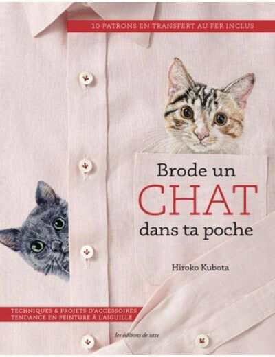 Livre Brode un chat dans ta poche