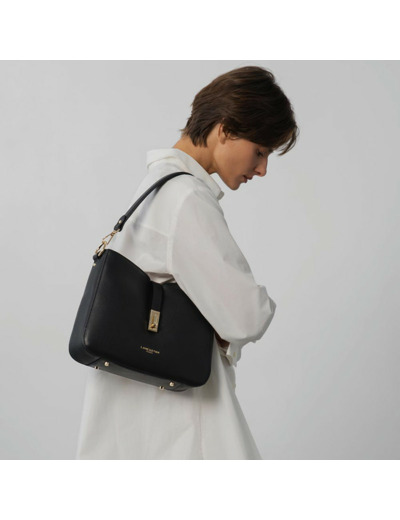 Lancaster Milano Horizon Grand Sac Besace 547-81 Noir