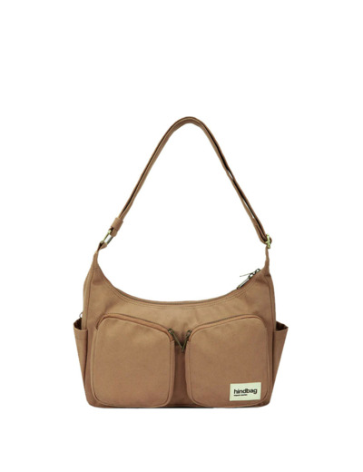 Hindbag Emile Sac Besace Multipoches En Coton Bio Cannelle