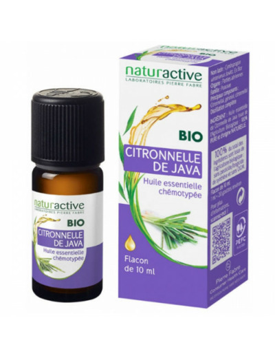 Huile Essentielle Bio Citronnelle De Java 10 ml Naturactive