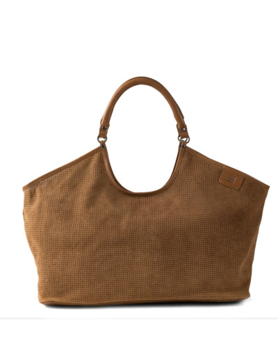 Biba Latah Sac Cabas Cuir Ajouré LAH1L Topo