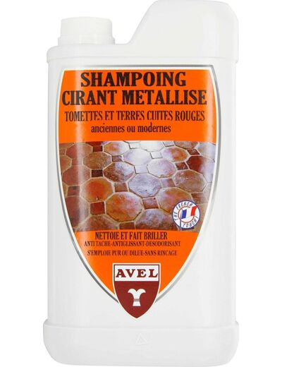 Shampooing cirant metallisé tomettes terres cuites