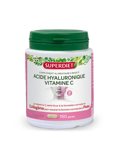 Acide Hyaluronique + Vitamine C 150 Gelules Superdiet