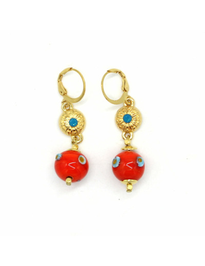 Boucles d'oreilles Coeur de mer