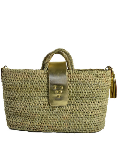 Virginie Darling Riviera Rock Panier Osier Gold