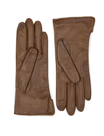 Lancaster Gants Femme Compatibles Écran Tactile 7 Camel