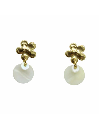 Boucles d'oreilles fleur DUNE