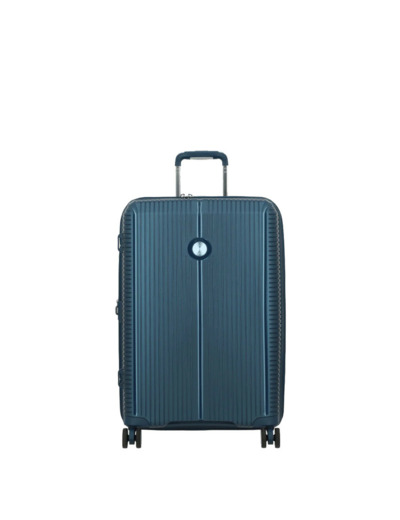 Jump Sondo Valise 67Cm Extensible Rigide 4 Roues Bleu