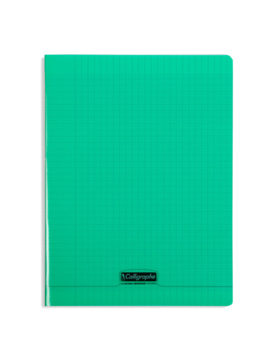 Cahier 24x32 - 96 pages - Séyès - Polypro vert