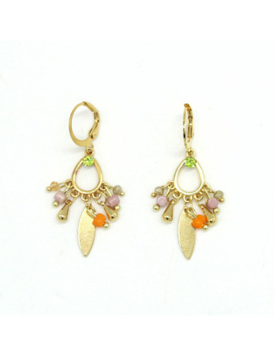 Boucles d'oreilles Jardin d'ailes