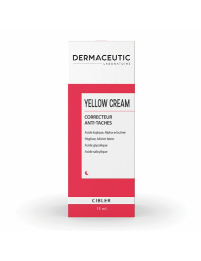 Correcteur Anti-tâches 15ml Yellow Cream Cibler Dermaceutic