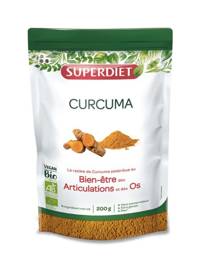 Super Diet Curcuma Poudre Bio 200 g