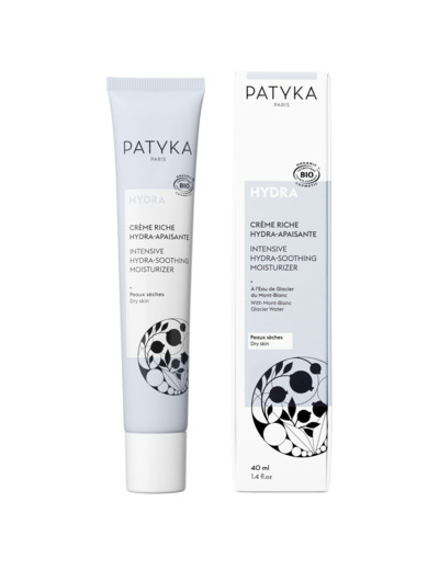 Patyka Hydra Crème Riche Hydra-Apaisante Peaux Normales A Seches 40ml