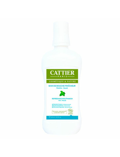 Bain De Bouche Fraicheur Bio 500ml Cattier