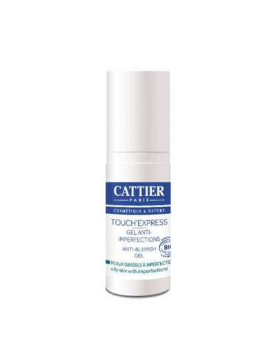 Touch'express Gel Anti-imperfections Peaux Grasses Bio 5ml Cattier