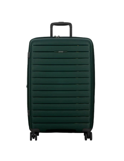Jump Striper Valise 66cm 4 Roues Extensible Vert Sapin