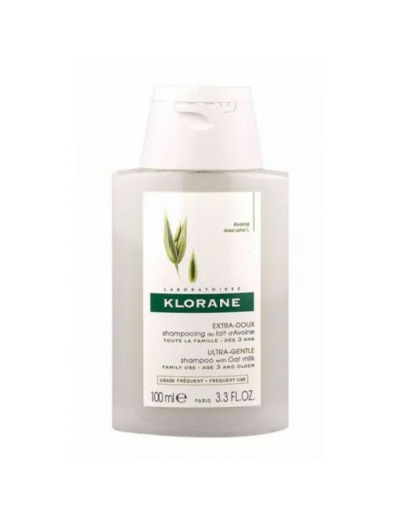 Shampoing Extra-doux 100ml Avoine Tous types de cheveux Klorane