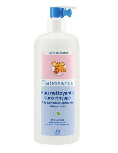 Eau Nettoyante Sans Rincage Visage Et Corps 500 ml Natessance